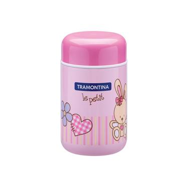 Imagem de Pote Térmico Infantil Em Inoxle Petit Rosa 400ml - Tramontina