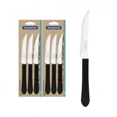 Imagem de Conjunto De Facas Churrasco Leme Preto 6 Peças - Tramontina