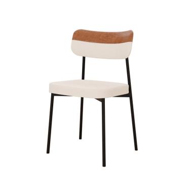 Imagem de Cadeira Mynna Fixa C/4 Pes 525 X 470 X 790 Mm C/1 Un. Crt.palha/courino Caramelo Crt Palha/courino Caramelo