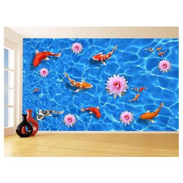 Imagem de Papel Para Piso De Porcelanato Liquido Água 3,5M Flr14 - Você Decora