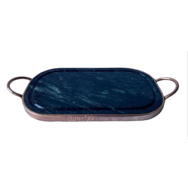 Imagem de Rechaud Pedra Sabão 2 Queim. 32cm | Mantém Carne Quente