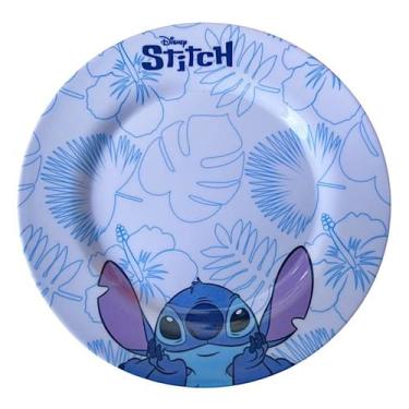Imagem de Prato Sobremesa Stitch Melamina Disney 18 Cm Crianças Unidade - Marca