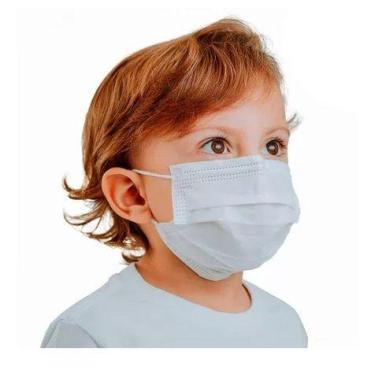 Imagem de Mascara tripla cirurgica kids infantil cx 50un - SUPERMEDY