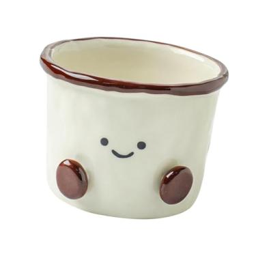 Imagem de Bothyi Tigela de Iogurte para Salada Caneca de Cerâmica para Café Decoração Copos Engraçados Tigela de Cerâmica para Sopa Acompanhamentos Molho para, Capacidade 280 Ml
