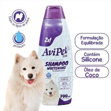 Imagem de Shampoo Branqueador Cães 700ml Avipet