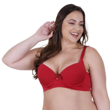 Imagem de Sutiã Plus Size Básico Lateral Larga Alça Reforçada Bojão - c5 SUTIÃ N