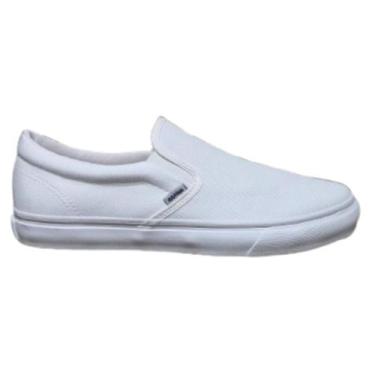 Imagem de Tênis Masculino RAINHA IATE de calçar RA0367, Branco, Listra cinza, 40