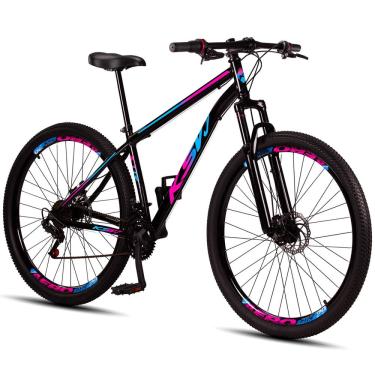 Imagem de Bicicleta Aro 29 Aço Carbono Ksvj Freios a Disco Suspensão 21 marchas