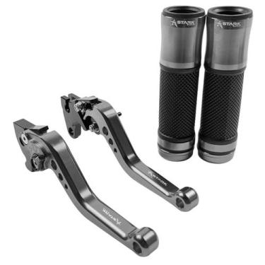 Imagem de Kit Manete Manopla Esportivo Xt 225 Xt660r Dt 200 Tdm 25 Todas - Stark