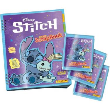 Imagem de Álbum Disney Stitch Super Scrapbook + 30 Figurinhas 6 Env - Panini