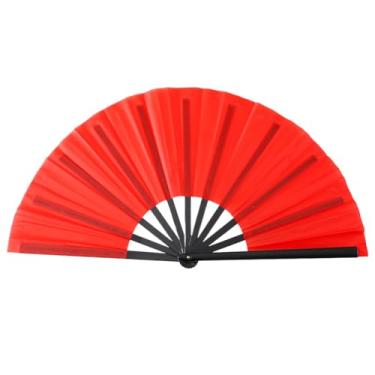 Imagem de Sovoadur Ventilador grande de 33 cm para dança em linha, ventilador de botas no chão (vermelho)