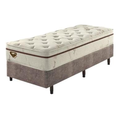 Imagem de Cama Box com Molas Ensacadas Solteiro Suave Fresh 96x203x67cm - Ecofle