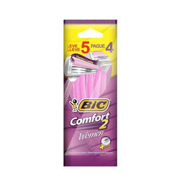 Imagem de Aparelho De Depilar Bic Confort 2 Women Leve 5 Pague 4