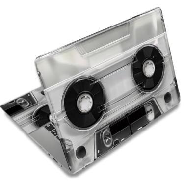 Imagem de SUPERDANT Adesivo retrô de fita cassete para laptop, adesivos, fita realista, capa para notebooks, capa protetora, 12, 13, 13,3, 14, 15, 15,4 e 15,6 polegadas, vinil, removível, à prova d'água