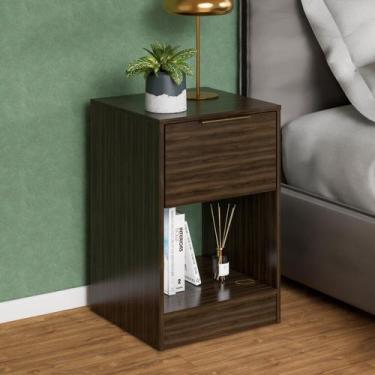 Imagem de Mesa de Cabeceira com Gaveta e Nicho Aberto Exportação - DiretoSim