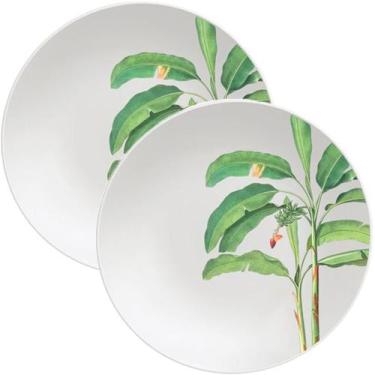 Imagem de Jogo Pratos Sobremesa Lanche 6 Pessoas 6Pçs Graziela 19cm - Genérico