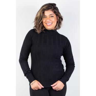 Imagem de Blusa feminina de malha gola alta 81090-Feminino