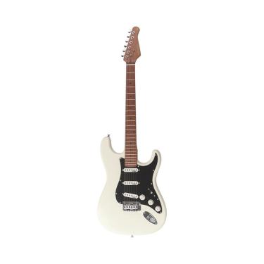 Imagem de Guitarra Benson Hardy 901 Strato Branco Escudo Preto Com Bag