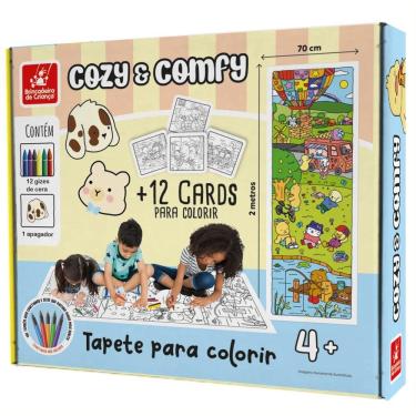 Imagem de Tapete de Colorir Cozy e Comfy - Brincadeira de Criança