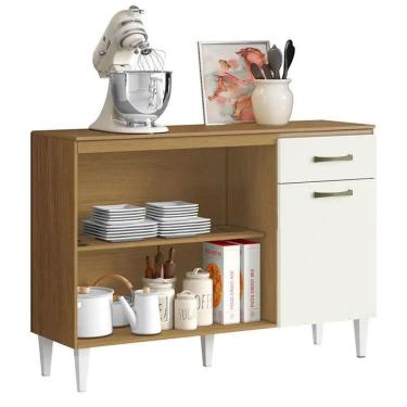 Imagem de Balcão 3 Portas 1 Gaveta Atenas Aramóveis 