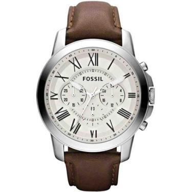 Imagem de Relógio Fossil Prateado Masculino FS4735/0BN
