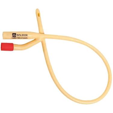 Imagem de Sonda Foley 2 Vias Látex Siliconizado Nº 18 10cc - unidade - Solidor