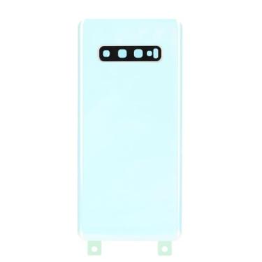 Imagem de Generic Tampa Traseira de Vidro Traseiro do Telefone, Suporte para o Telefone Traseiro da Tampa de Vidro de Lente da Câmera Touch Caneta Prática para S10+Plus (Branco)