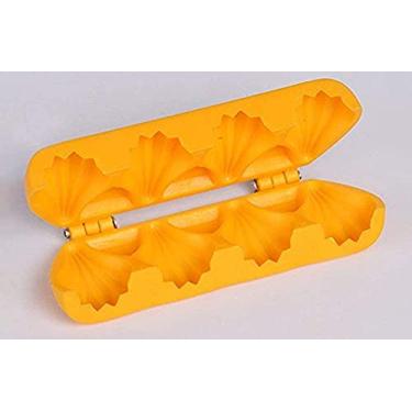 Imagem de Garden Of Arts Ganpati Modak Tira de molde de plástico/Modak Patti/Modak Sancha Molde de Choclate 4 cavidades