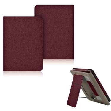 Imagem de Capas para 6" Kindle 10ª Geração 2019 e Kindle 8ª Geração 2016, PU Estojo caso vertical em pé com ativação/repouso automático e alça de mão(Modelo: J9G29R/SY69JL) (14)