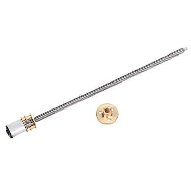 Imagem de Motor de Redução da Caixa de Engrenagem W Eixo de Saída Longa T5 X 160mm N20 para Robôs de Bloqueios Câmeras (DC12V 200RPM)