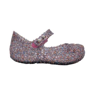 Imagem de Sapatilha Mini Melissa Campana Papel Bebe Vidro Glitter Rosa