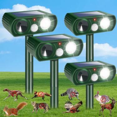 Imagem de Repelente de animais Jahy2Tech Solar Ultrasonic Sonic Fortress Pro