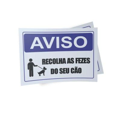 Imagem de Kit 3 Placas sinalização 15x21cm EM PVC PL(159) - Tema: Condomínio Rec