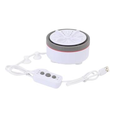 Imagem de Haofy Arruela de Turbina Portátil, Máquina de Lavar para Viagens Versáteis para Viagens e Viagens de Negócios, Limpeza Completa para Roupas, Frutas e Vegetais