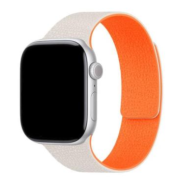 Imagem de Pulseira Borracha Magnética Link Compatível com Apple Watch - Baú do V