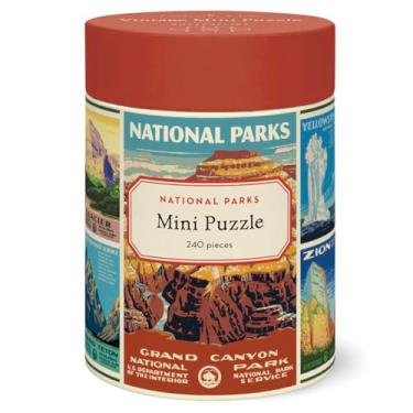 Imagem de Cavallini 240 Piece Mini Puzzle, National Parks (PZLMINI/NP)