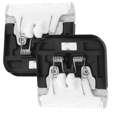 Imagem de Beaupretty 2 peças de lâminas de reposição para cortadores de pelos para cães de estimação, lâminas destacáveis, tosquiadeiras de animais de estimação para salão de beleza