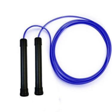 Imagem de Corda de Pular Para Treino Speed PVC com Rolamento Pentagol, Azul