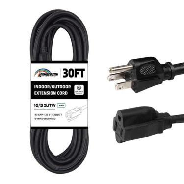 Imagem de Cabo de extensão externo HONDERSON 30 pés 16/3 SJTW 125V 1625W