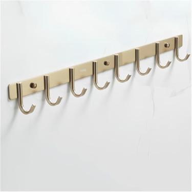 Imagem de Cabide De Parede Resistente, Gancho De Parede De Estilo Moderno, Gancho Multifuncional à Prova De Ferrugem De Liga De Alumínio Montado Na Parede, Adequado Para Entrada, Champagne, 60cm/23.6in