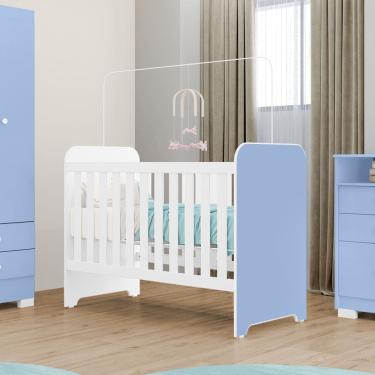 Imagem de Berço Tuboarte Otto 100% MDF Selo Inmetro com Rodízios