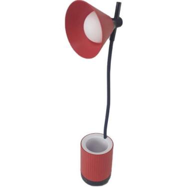 Imagem de Luminaria De Mesa Porta Objetos Iluminado Abajur Articulada - AB MÍDIA