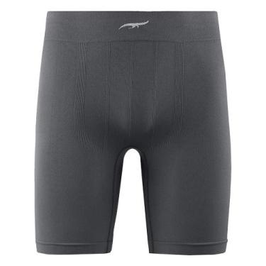 Imagem de Cueca Boxer Alongada sem Costura Grafite Zee Rucci, G