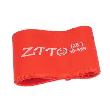 Imagem de YIJU Protetor de pneu de bicicleta, protetor de pneu de bicicleta com 5 cm de largura/2 pol. de largura, câmara de ar plana, proteção para ciclismo, 26 in