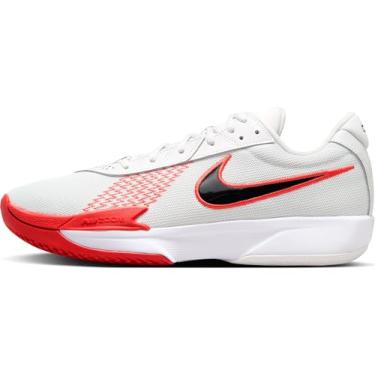 Imagem de Nike Tênis de basquete masculino, Photon Dust Black Lt Crimson White, 44