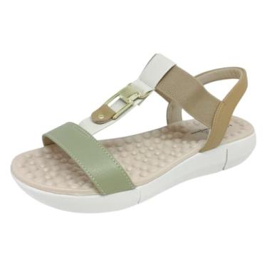 Imagem de Sandália Feminina Ultra Conforto Circulação Flatform Modare