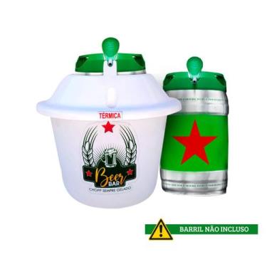 Imagem de Chopeira a Gelo para Barril 5L Termica Branca - Beer Bar, Térmica, Bra