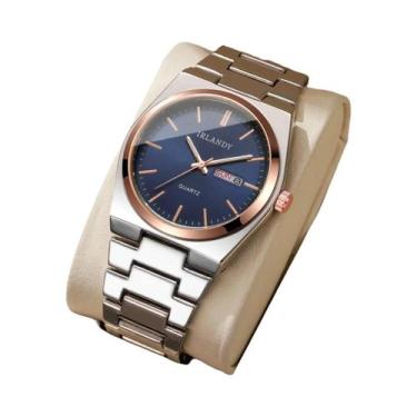 Imagem de Relógio De Pulso De Luxo Para Homens Com Calendário Quartz Sem Caixa -