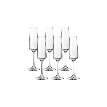 Imagem de Conjunto de Taças para Champanhe Hauskraft Corvus em Cristal 160 ml - 6 Peças