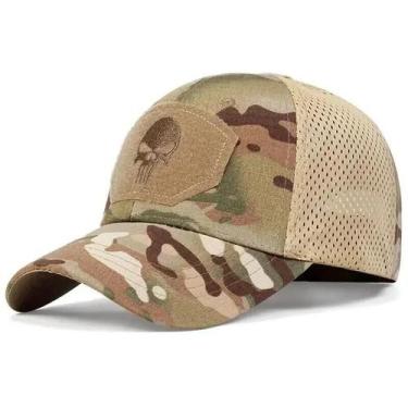Imagem de Boné Militar Camuflado - Ideal para Treinamento, Primavera/Verão e Esp